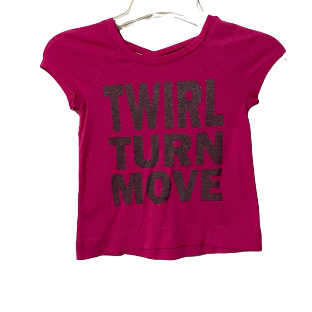 90 Degrees Girls Size 6 Pink Short Sleeve Top